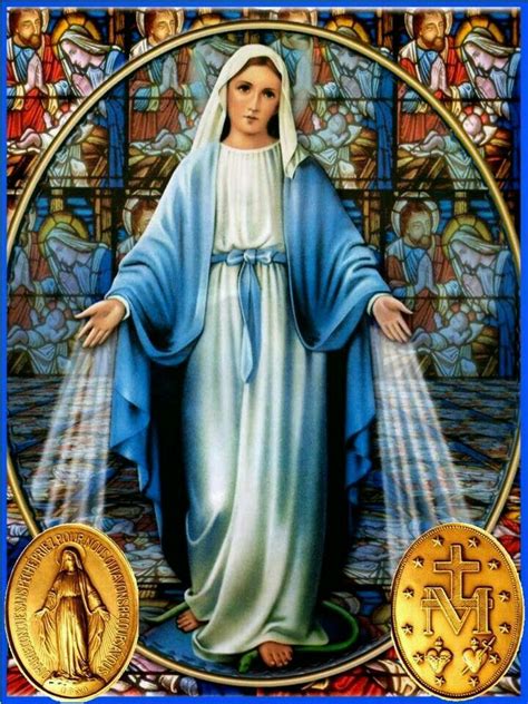 Virgen De La Medalla Milagrosa Virgin Mary Mother Mary Blessed