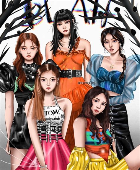 Itzy Fanart Idee Per Notebook Idee