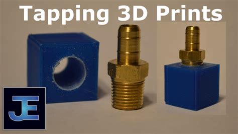 How To Tapping D Printed Parts Youtube