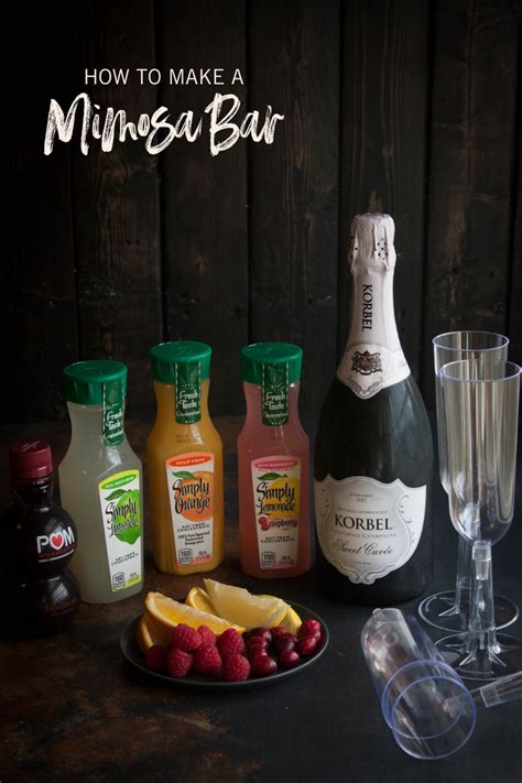 How to Make a Mimosa Bar - Sweetphi