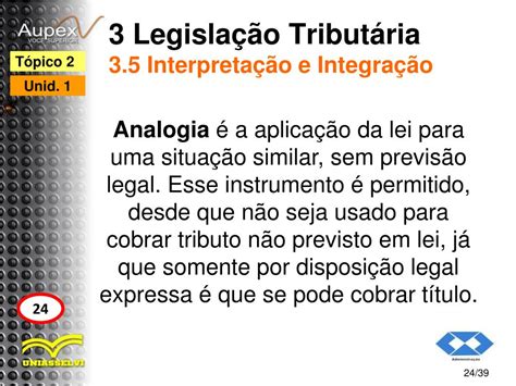 PPT Legislação e Planejamento Tributário Unidade 1 PowerPoint