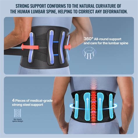 Buy Fit Geno Back Brace For Men And Women Lower Back Instant Back Pain