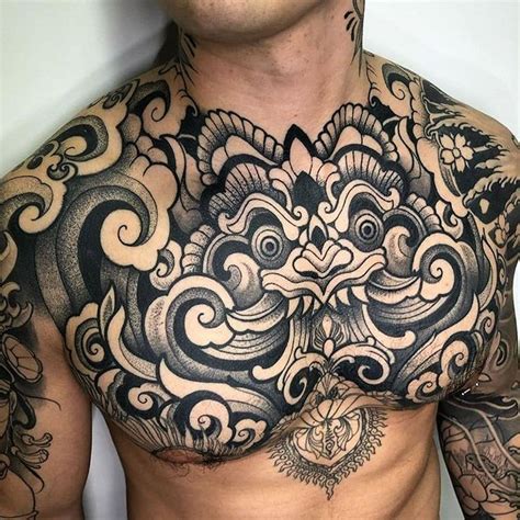 Ornamental Inspiration Inkstinct Chest Piece Tattoos Chest Tattoo