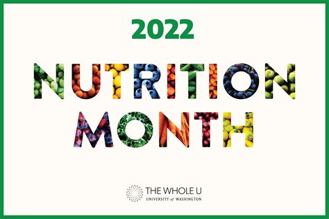 Nutrition Month The Whole U