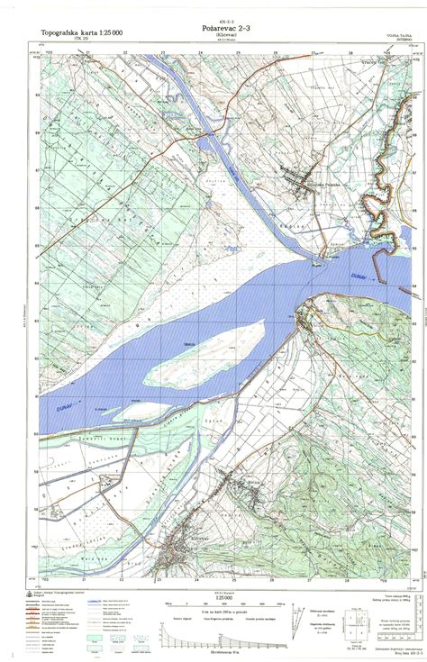 Topografske Karte Srbije Jna Po Arevac
