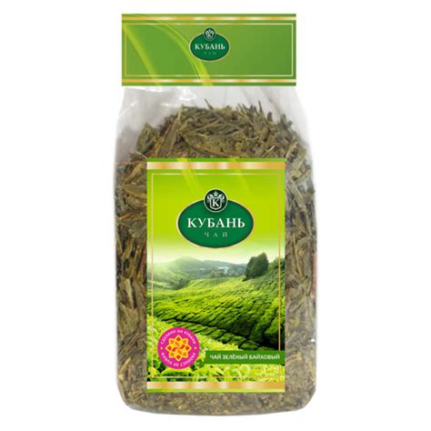 Чай Кубань зелёный в прозрачной упаковке, 200 г / Teaport.ru ...