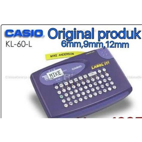 Jual Mesin Mini Pencetak Label Stiker Casio Personal Label Printer