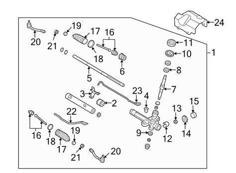 2020 Kia Rio Gear AND LINKAGE STEERING ASSEMBLY 577001G151