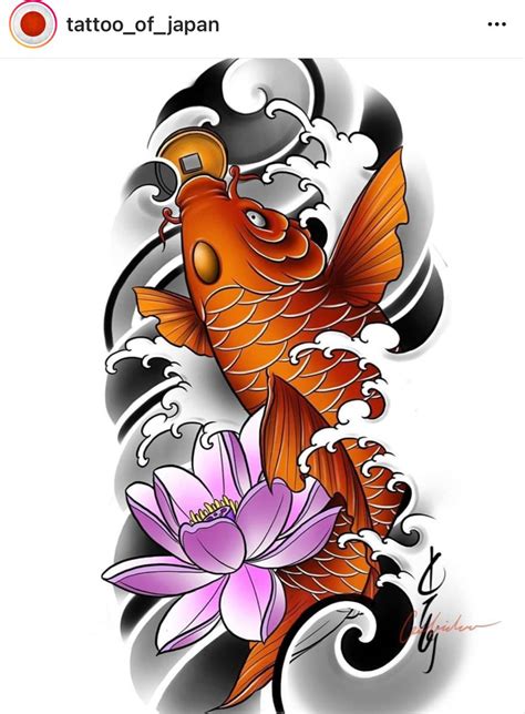 Japanese Koi Fish Tattoo Tattoo Japanese Style Japanese Sleeve