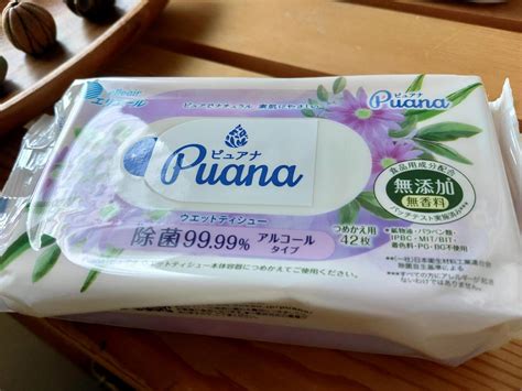 大王製紙 エリエール ピュアナ（puana）ウエットティシュー除菌アルコールの商品ページ