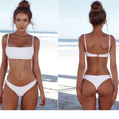 New Design Piece Swimsuit Solid Color Sexy Women Bikini Buy