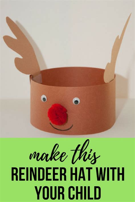 Reindeer Hat Activity Education Reindeer Hat Diy Christmas