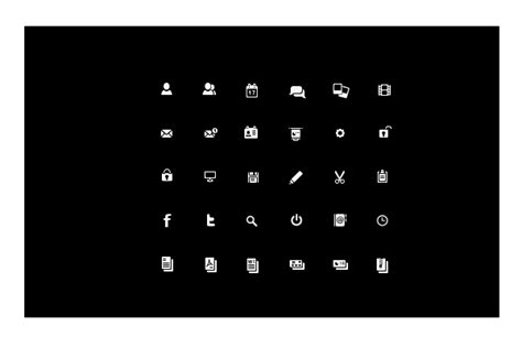 32 Elegant and Minimalist Icon Packs | PSDFan