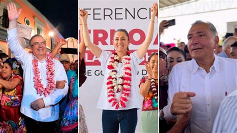 AMLO Las corcholatas de Morena intensifican sus campañas en Estados