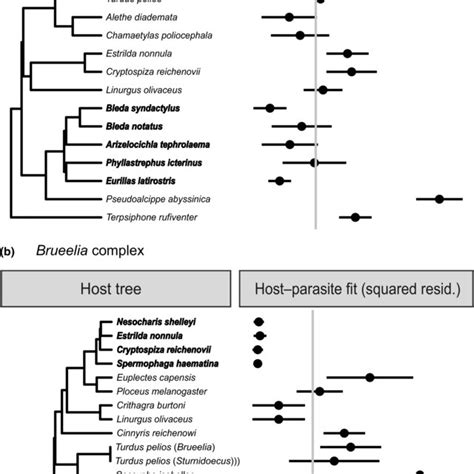 Contribution Of Individual Hostparasite Associations To The Global