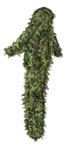 Traje Ghillie De Camuflaje Verde Salvaje Chaquetas D Leaf Cuotas