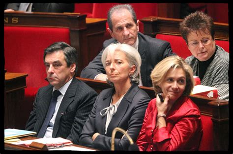 Photo Fran Ois Fillon Christine Lagarde Val Rie P Cresse Hubert