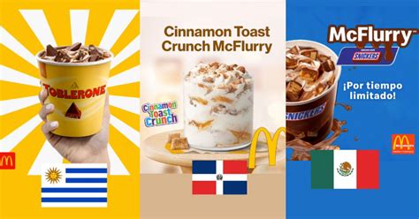 These International McDonald's McFlurry Flavors Look Insanely Delicious