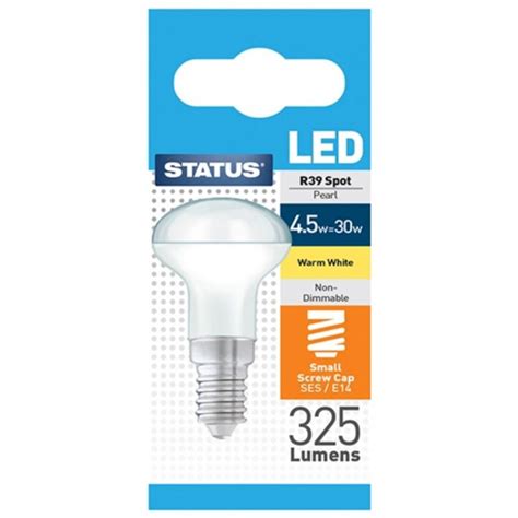 Shop Status LED Small Edison Screw R39 Spot Bulb Warm White 4 5W