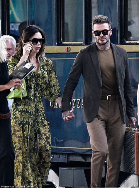 Victoria Beckham Puts On A Cosy Display With Husband David In Venice