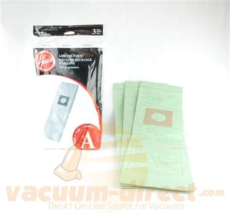 Hoover Type A Upright Vacuum Bags 3 Pack 4010001A – Vacuum Direct