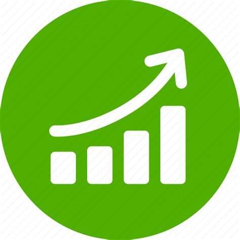 Chart Circle Graph Green Revenue Growth Sales Success Icon