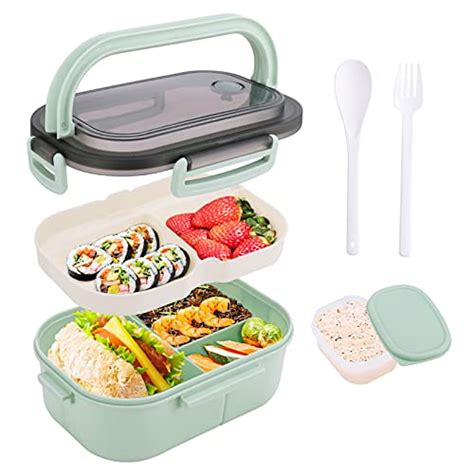 Bo Te Bento Pour Adulte Avec R Cipient Vinaigrette Et Poign E De