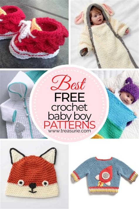 Free Crochet Baby Boy Patterns 15 Of The Best Treasurie