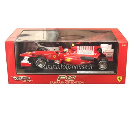 Hot Wheels Scala 1 18 Articolo T6287 Racing Ferrari F10 Alonso 2010