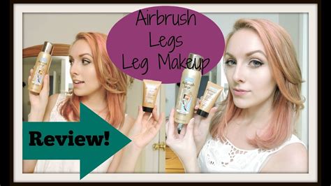 Sally Hansen Airbrush Legs Leg Makeup Review Influenster Unboxing Youtube