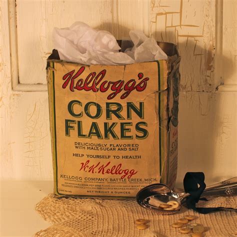 1927 Vintage Kellogg's Corn Flake Box