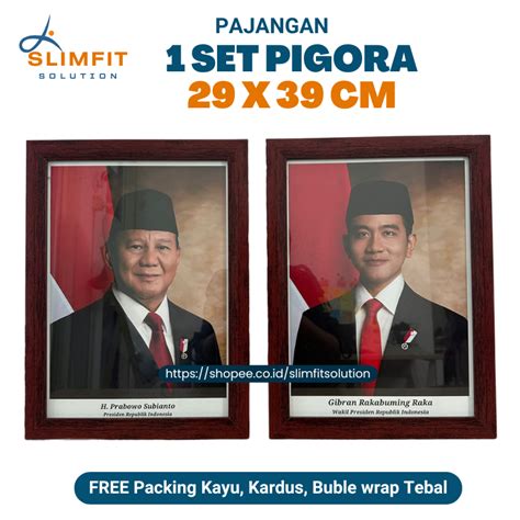 Jual Pigura Bingkai Gambar Fotop Photo Presiden Dan Wakil Prabowo