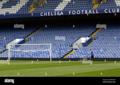 General View Gv Stadium Attends Attending Chelsea Football Club England