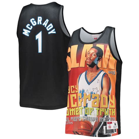 Mitchell Ness Men S Tracy Mcgrady Black Orlando Magic Slam Player