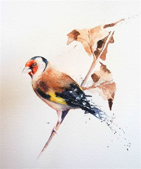 A Goldfinch Painting In Stages Goldfinch Painting Watercolor Workshop