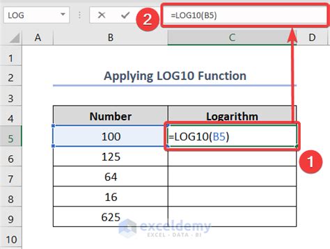 How To Calculate A Logarithm In Excel Methods Exceldemy