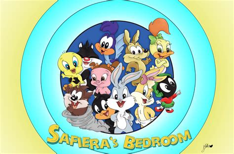 Digital Personalised Baby Looney Tunes Bedroom Canvas - Etsy