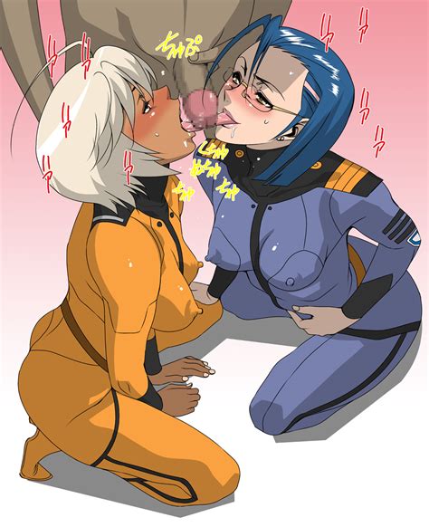 Yamamoto Akira And Niimi Kaoru Waist00 Space Battleship Yamato