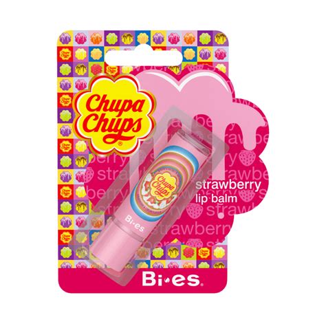 Chupa Chups Strawberry Lip Balm Přípravky Na Rty Vegaonline B2b Eshop