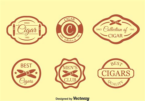 Cigar Label Vector Set 125807 Vector Art At Vecteezy