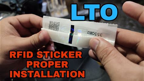 Lto Rfid Sticker And Plate Number Installation Aerox V Youtube