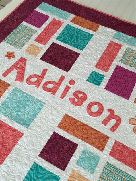 Made-to-order Personalized Baby Quilt Custom Baby Quilt - Etsy