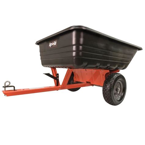 Cub Cadet Hauler 10 Cu Ft Tow Behind Dump Cart For Riding And Zero