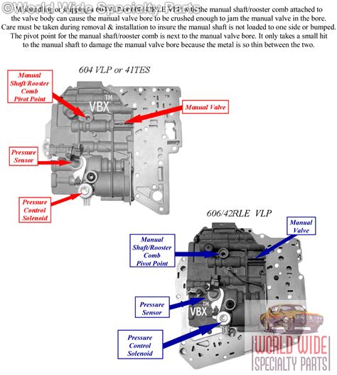 Chrysler Tes A Valve Body Vlp Type Up Lifetime Warranty Updated