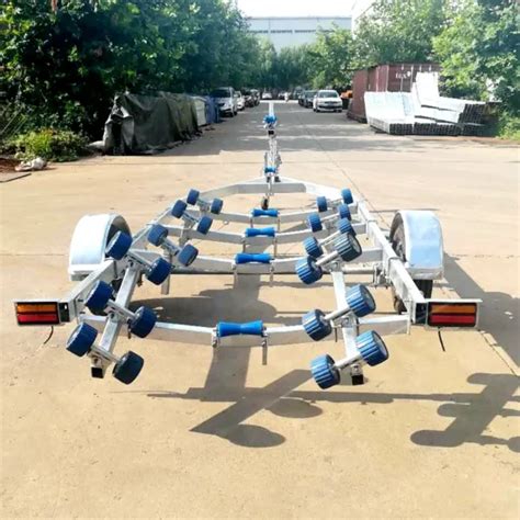 Hot Dip Galvanized Watercraft Yacht Marine Boat Trailer For Boat Boat