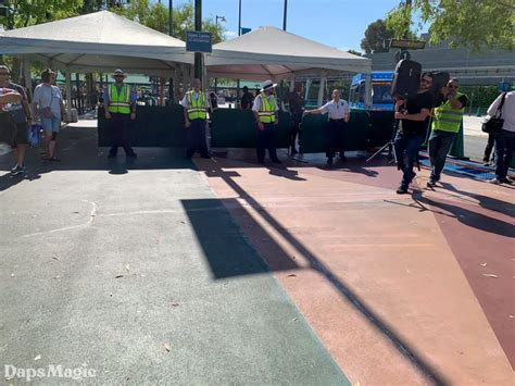 Disneyland Resort Cast Members Protest Outside Disneyland On 69th Birthday