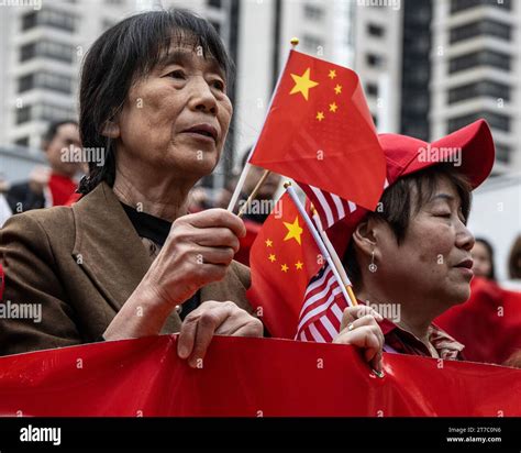 San Francisco United States 14th Nov 2023 Members Of Chinese