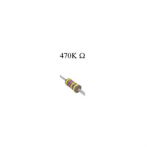 RESISTOR DE FILME DE CARBONO 470K 1 4W Tech Sul Eletrônicos