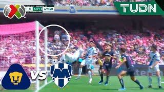 Resumen Y Goles Pumas Vs Monterrey Ap J Liga Mx Tudn Tudn Usa Mp