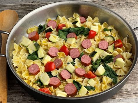 BEEF SMOKED SAUSAGE FARFALLE PASTA — Queen City Sausage